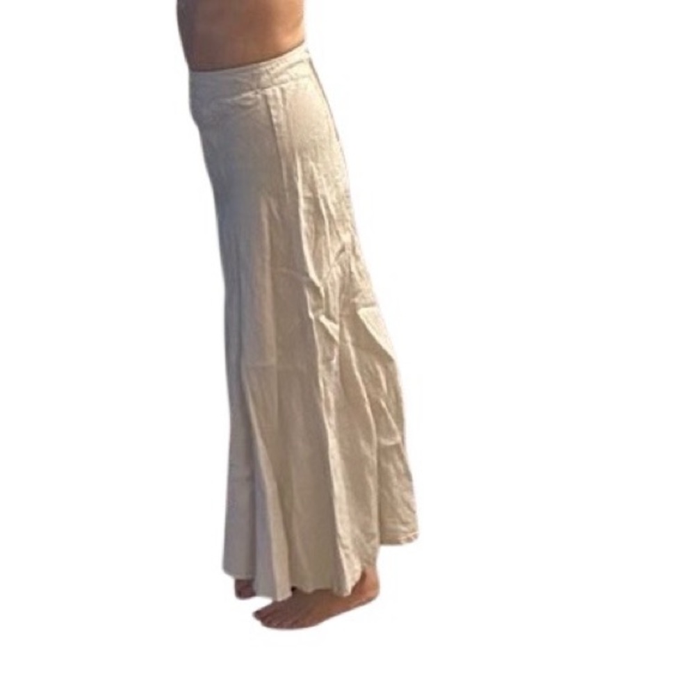 Vintage Cream Maxi Skirt